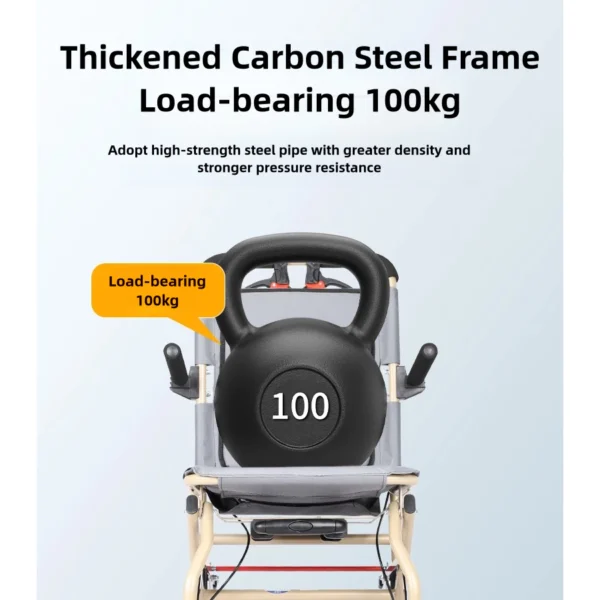 Travel Wheelchair with Luggage Handle