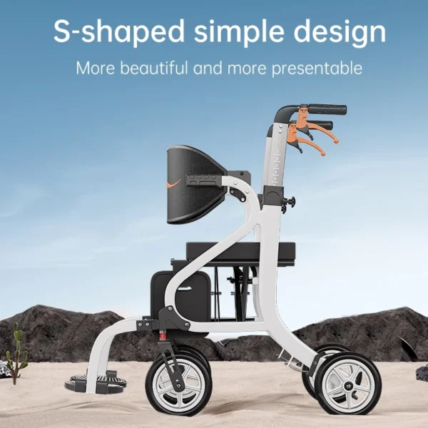 3 in 1 Folding Walker Wheelchair