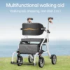 3 in 1 Folding Walker Wheelchair