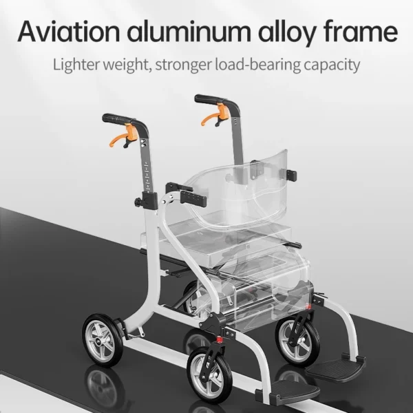 3 in 1 Folding Walker Wheelchair