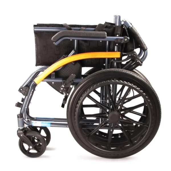 Lightweight PU Leather Wheelchair Foldable 13kg