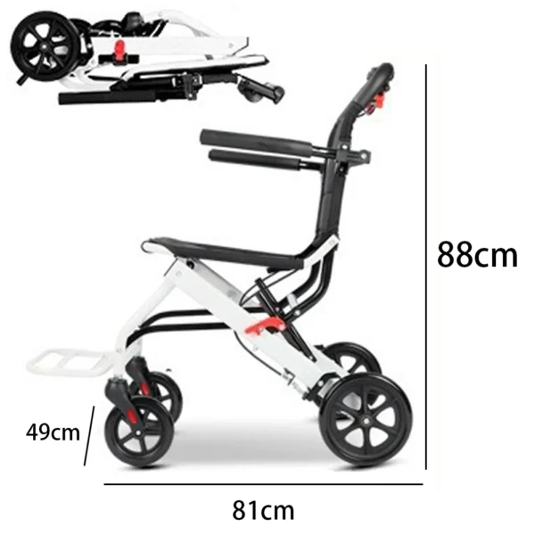 Ultra-Lightweight Foldable Wheelchair 6.2kg