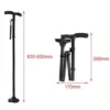 4 Section Foldable Adjustable Walking Stick