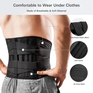 Double Pull Lumbar Support Belt