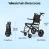 3 in 1 Lightweight Rollator Walker with Shopping Cart