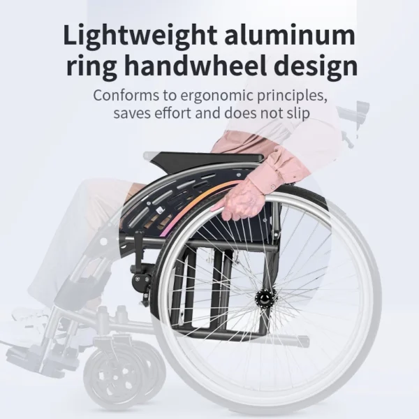 Ultra Lightweight Sports Wheelchair 24 Inch