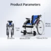 Ultra Lightweight Sports Wheelchair 24 Inch