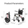 Premium Lightweight Foldable Wheelchair