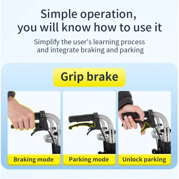 Premium Lightweight Foldable Wheelchair