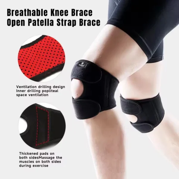 Open Patella Adjustable Knee Brace