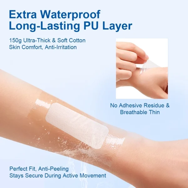 Transparent Waterproof Sterile Wound Dressing