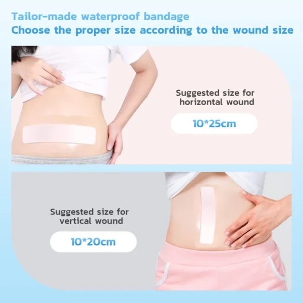 Transparent Waterproof Sterile Wound Dressing