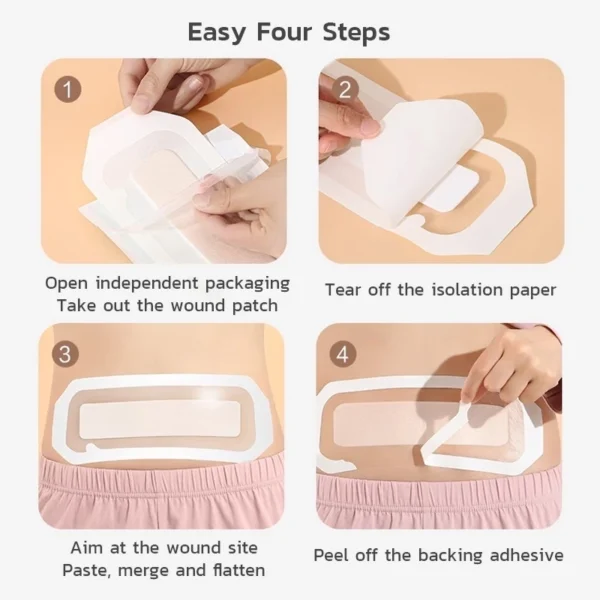 Transparent Waterproof Sterile Wound Dressing