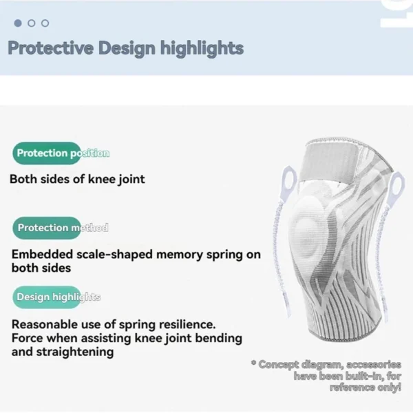 Knee Brace Compression Sleeve with Patella Pad