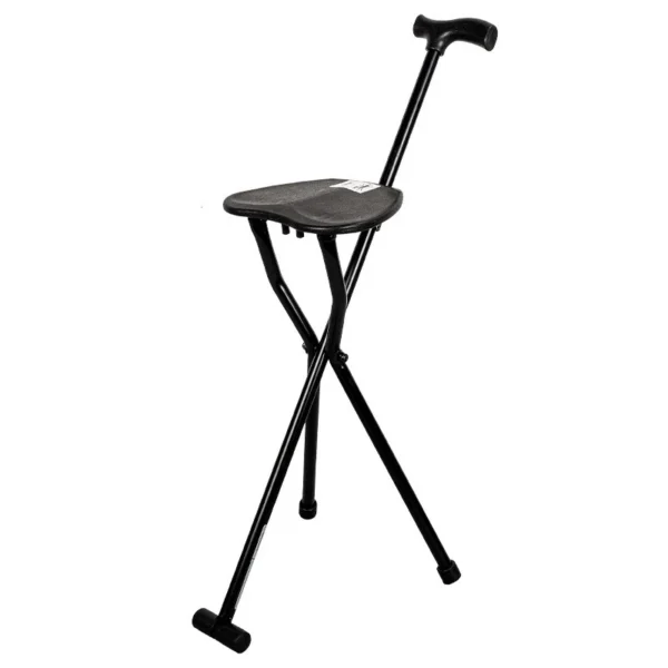 Folding Walking Cane Chair Tripod
