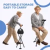 Folding Walking Cane Chair Tripod