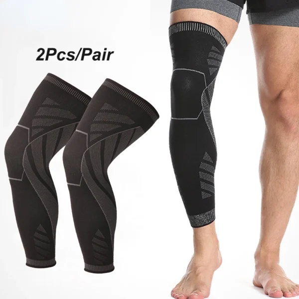 Full Leg Compression Sleeves Pair
