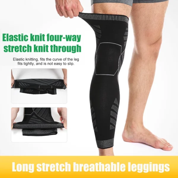 Full Leg Compression Sleeves Pair