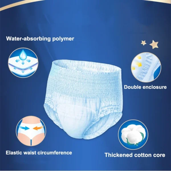 Premium Breathable Adult Pull Up Pants 10pcs