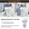 Adjustable Raised Toilet Seat
