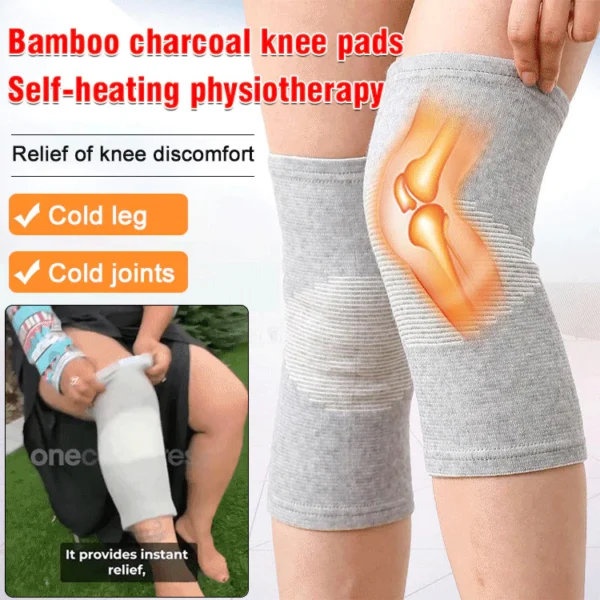 Bamboo Charcoal Knee Warmer Sleeves