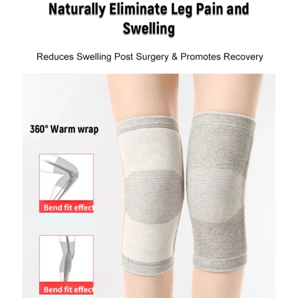 Bamboo Charcoal Knee Warmer Sleeves