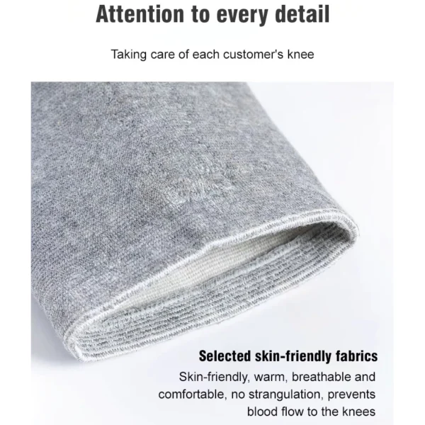 Bamboo Charcoal Knee Warmer Sleeves