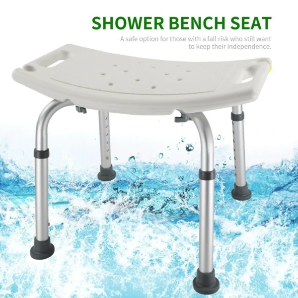 Lightweight Anti Slip Shower Seat for Elderly