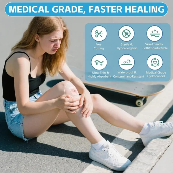 Hydrocolloid Wound Care Tape Roll