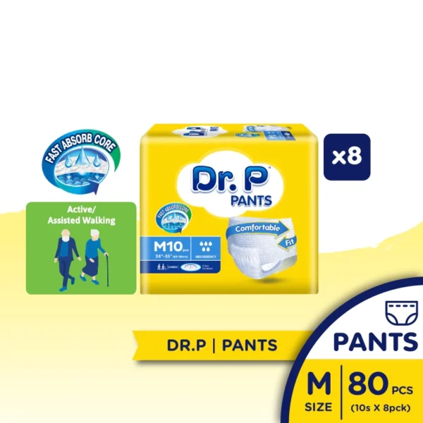 sg-11134301-7rd5w-lvoa0xv5fdam65 Dr. P Basic Level 5 Adult Diaper Pants 8 Packs
